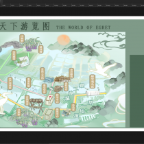 鹭鸟天下游览图